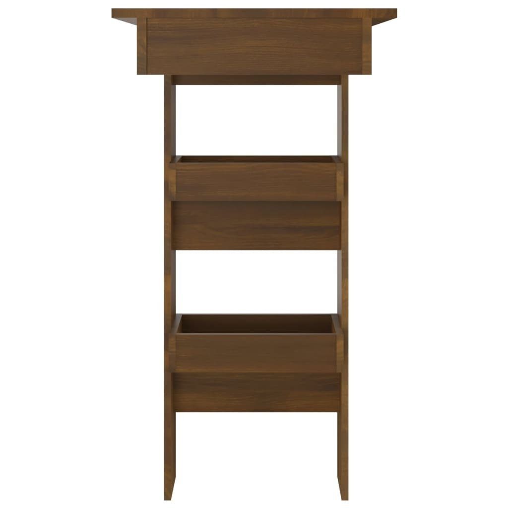 möbelando Tresentisch 3013730 (LxBxH: 45x102x103,5 cm), aus Holzwerkstoff in Braune Eichen-Optik