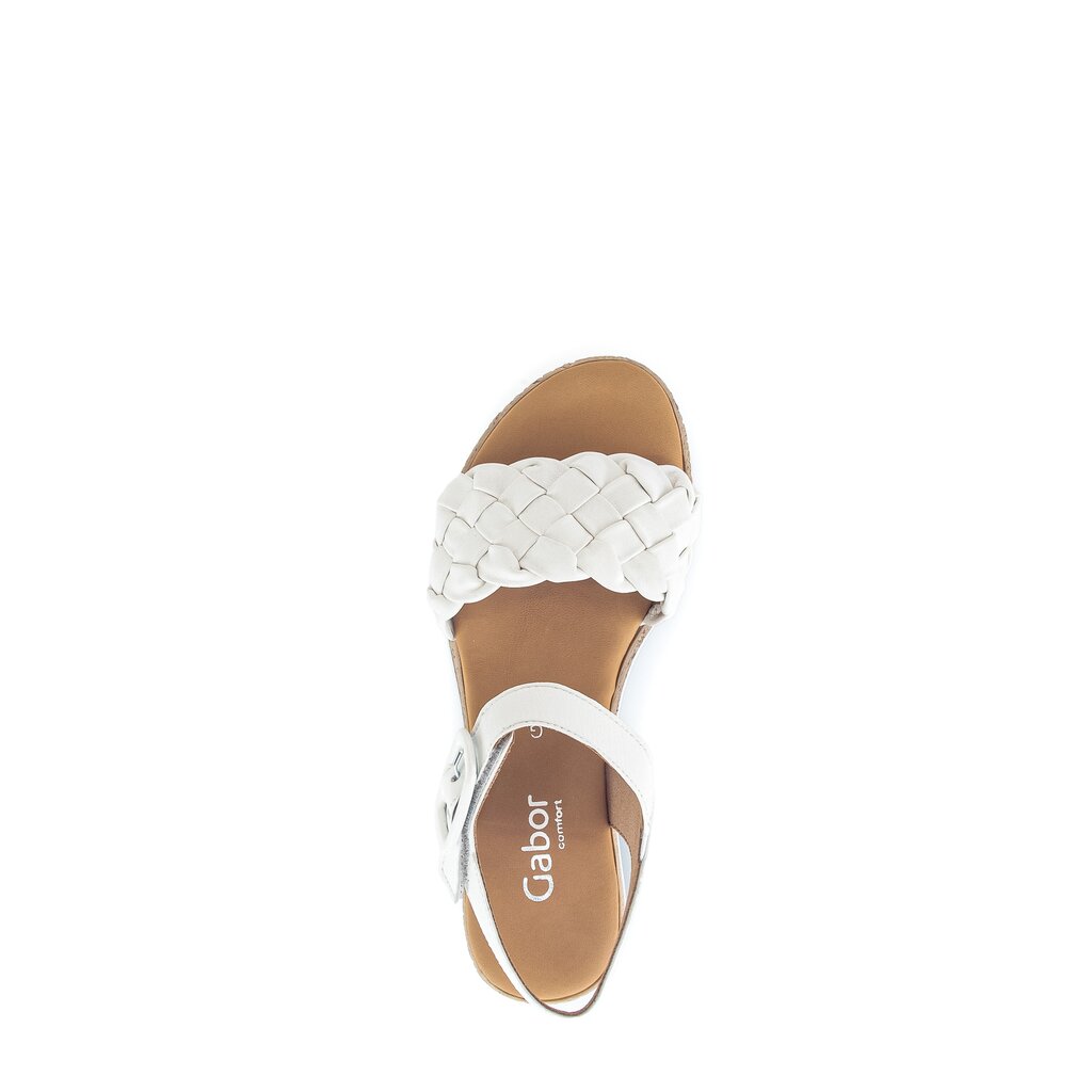 Gabor comfort Keilsandalette creme