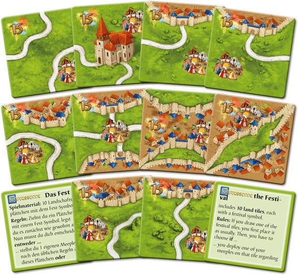 Carcassonne 3.0: Das Fest (Mini-Erw.)