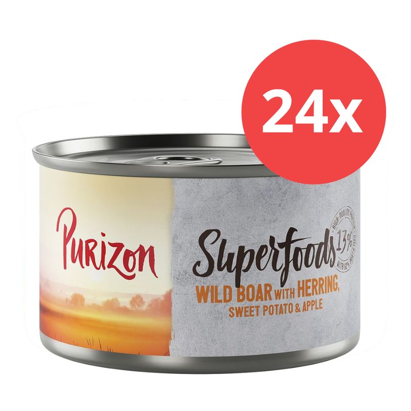 Sparpaket Purizon Superfoods 24 x 140 g