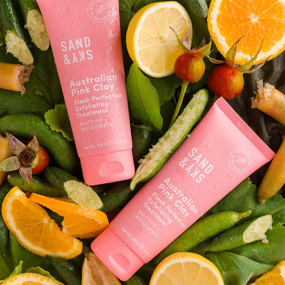 Sand & Sky Australien Pink Clay Flash Perfection Exfoliator 100 ml