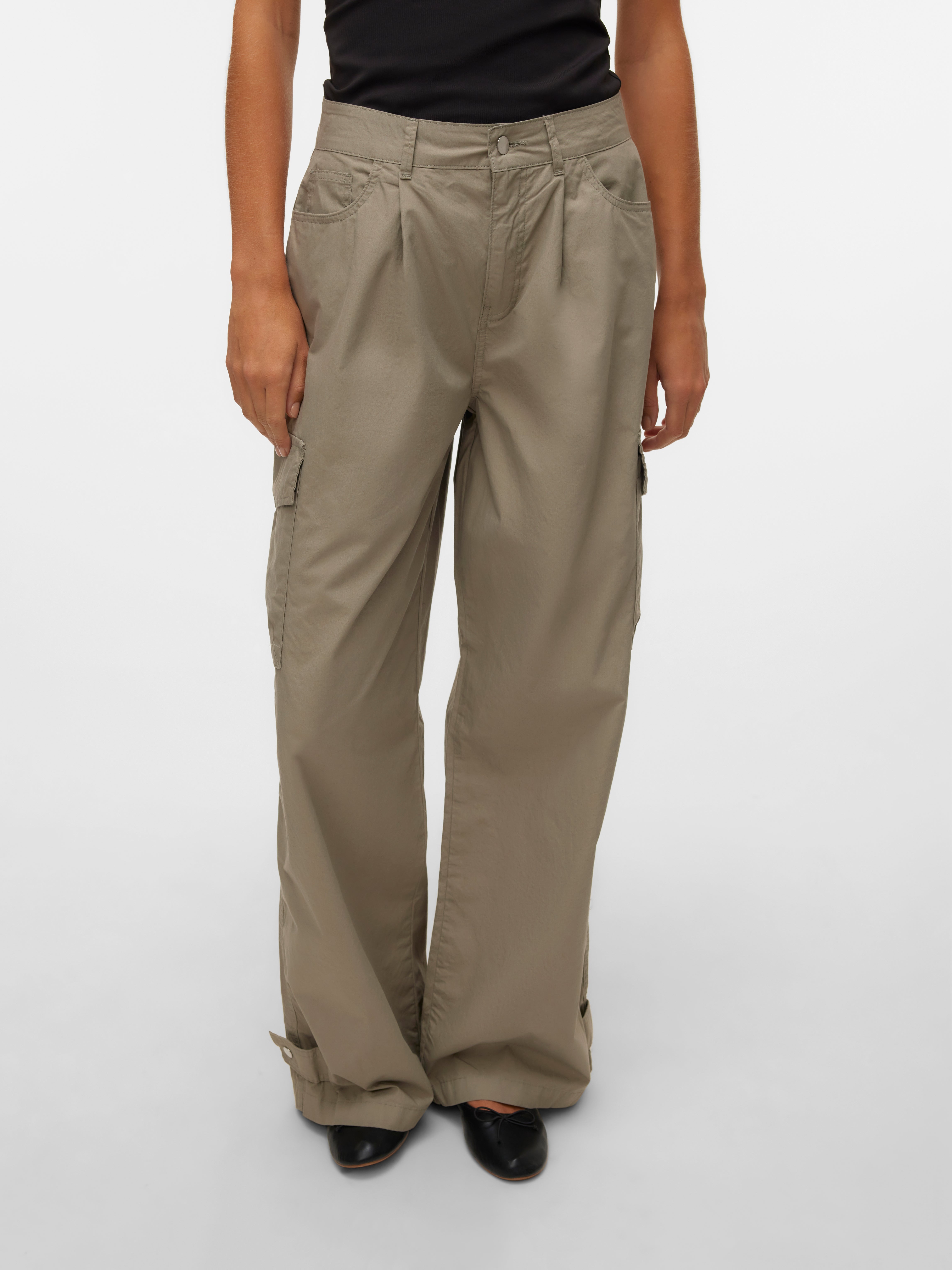 VMDILLON Hohe Taille Cargohose