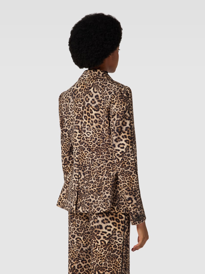 Blazer mit Animal-Print - 50 Jahre Jubiläumskapsel in camel