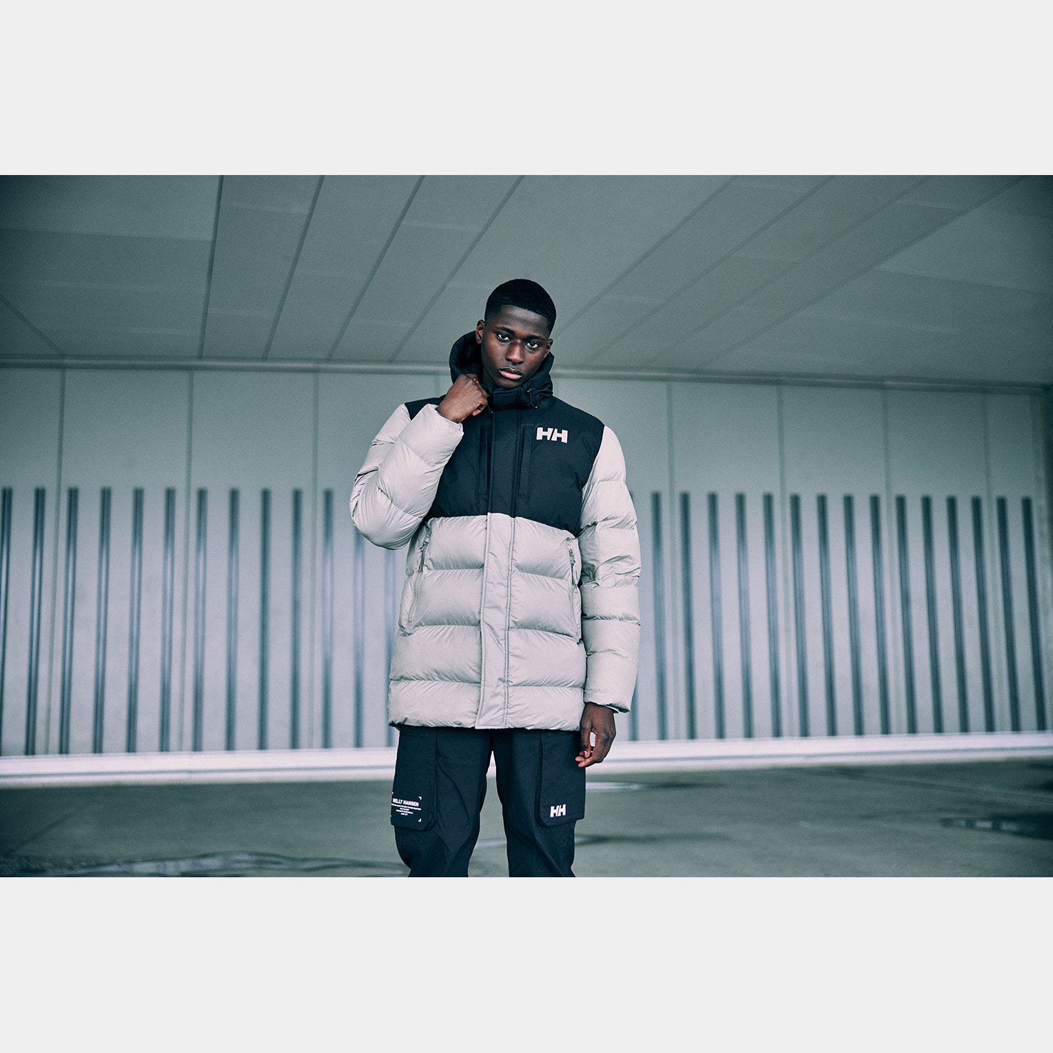 Men's Active Puffy Long Jacket