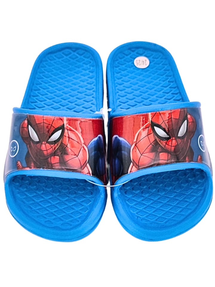 Spiderman Badelatschen Spider-Man in Blau günstig kaufen 24/25