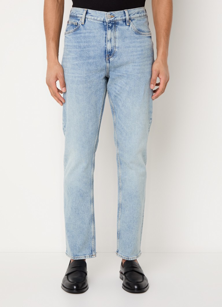 Jeansy Tommy Hilfiger Mercer z prostą nogawką, jasne