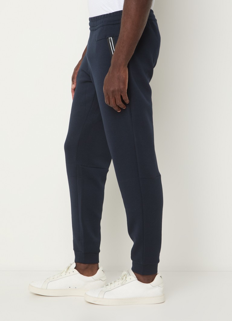 Pantaloni sport, conici, cu sigla Emporio Armani