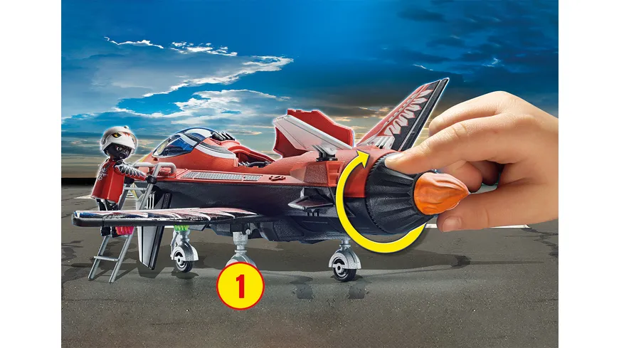 PLAYMOBIL 70832 - Air Stuntshow Düsenjet 