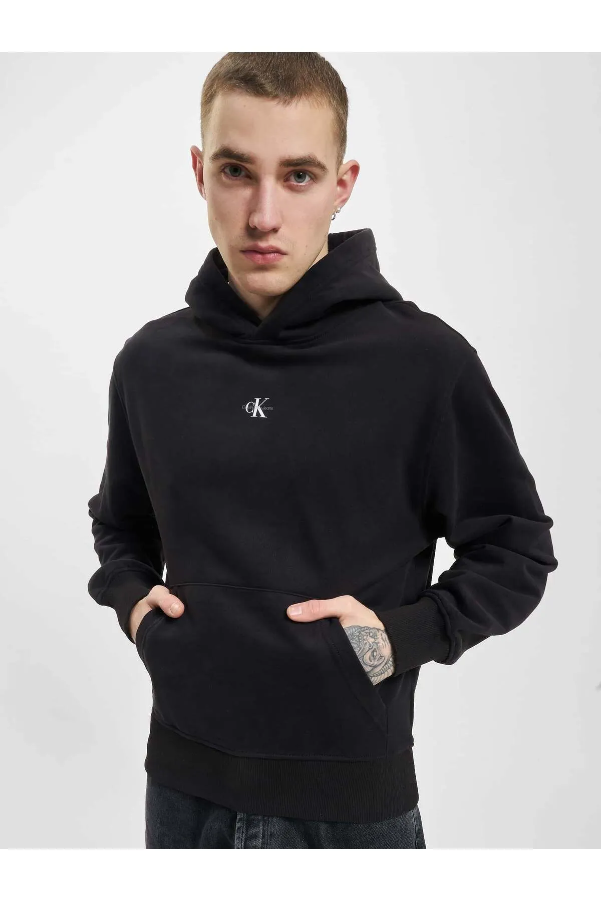Calvin Klein  Unisex Calvin Klein Jeans Mikro Monologo Hoodie