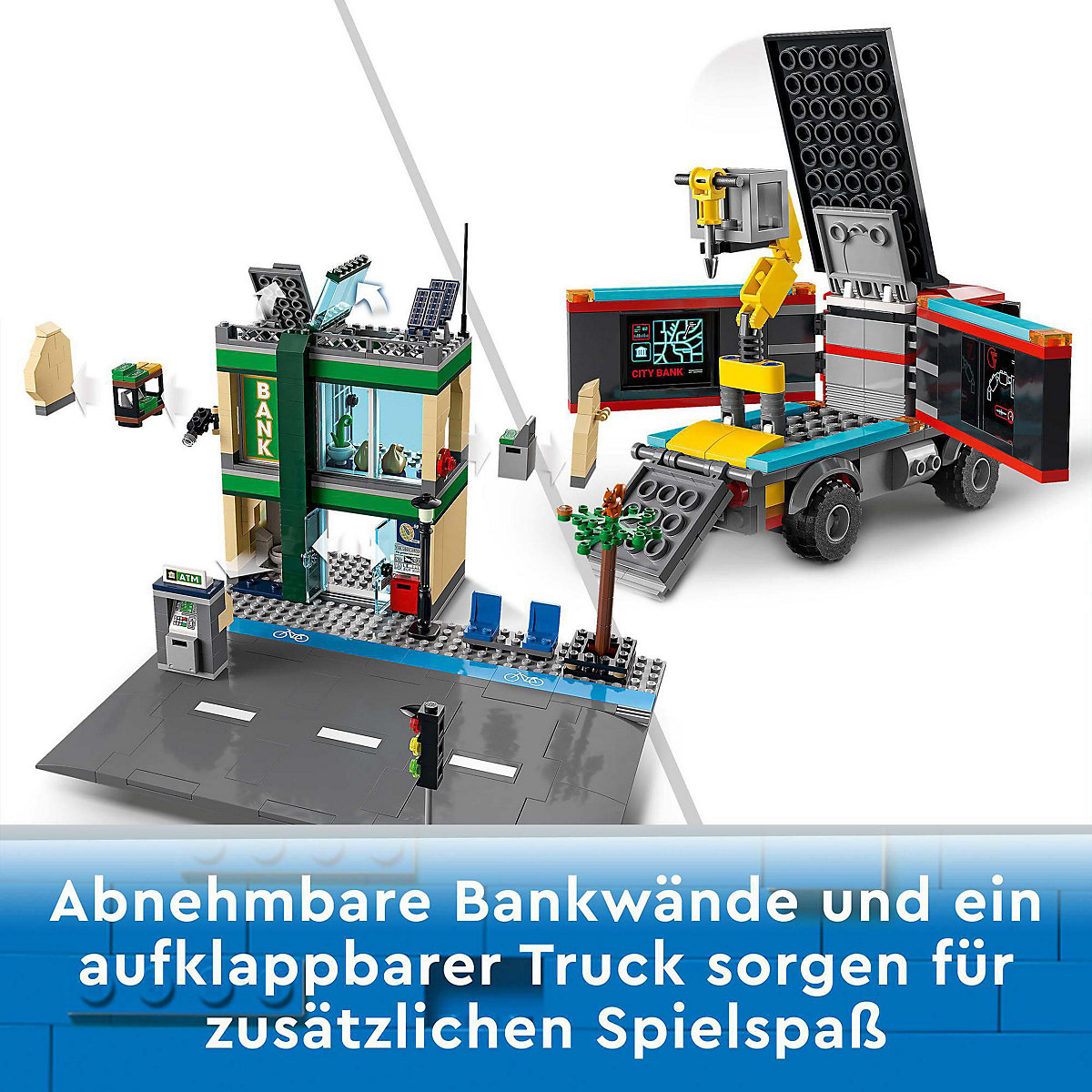LEGO® City 60317 Banküberfall mit Verfolgungsjagd