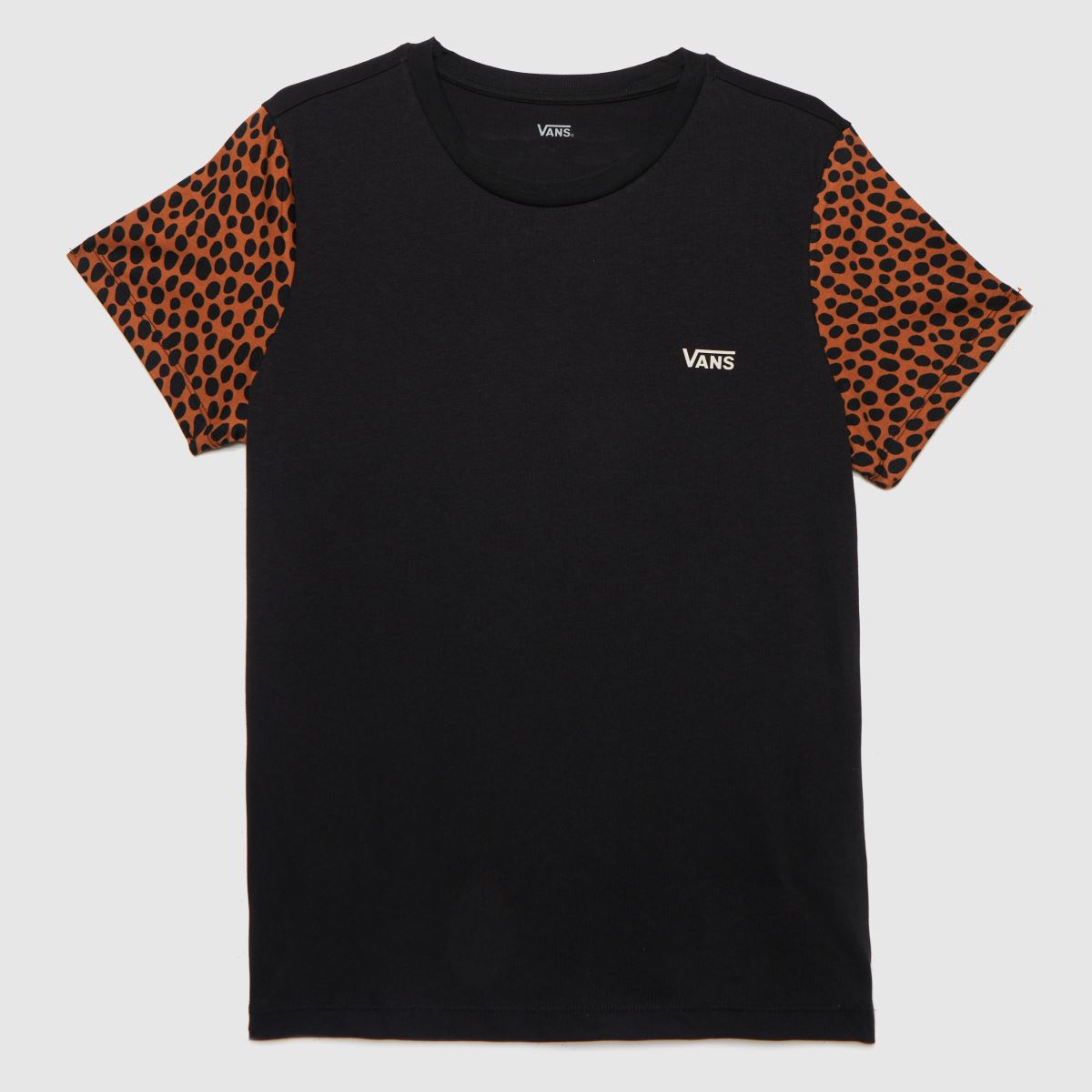 Vans – Svart t-shirt med vilda färgblock