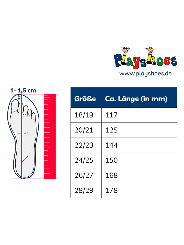Playshoes Hausschuh Pastell in Marine günstig kaufen