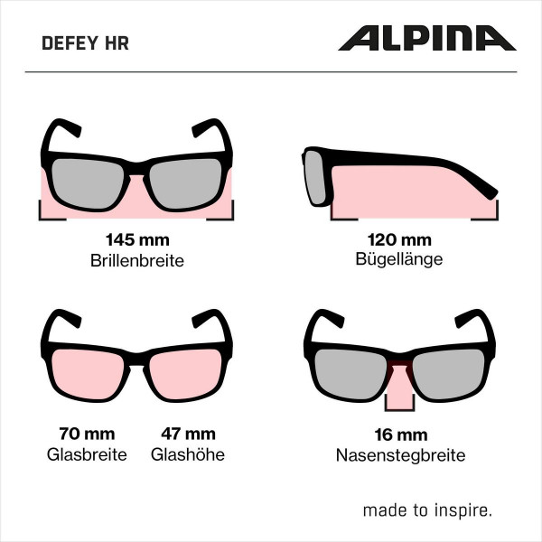 DEFEY HR Unisex - Sportbrille