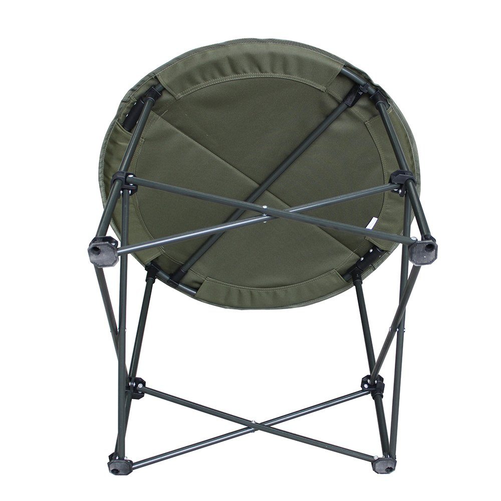 AGEM Campingtisch Rund Klappbar Flatbar Runder Camping Tisch Strandtisch