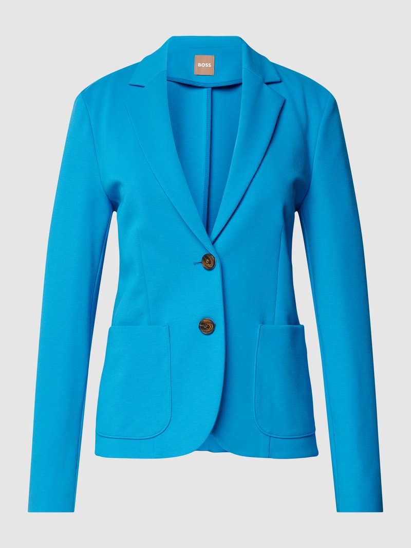 Blazer mit Reverskragen Modell 'Jonalahra' in royalblau