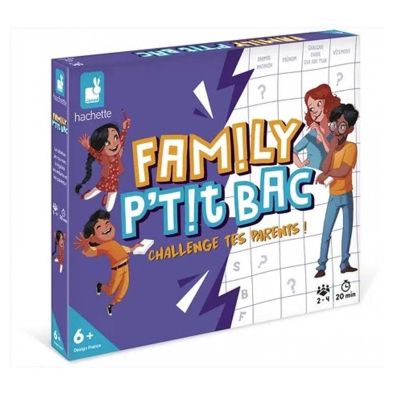 Family P'tit bac challenge tes parents
