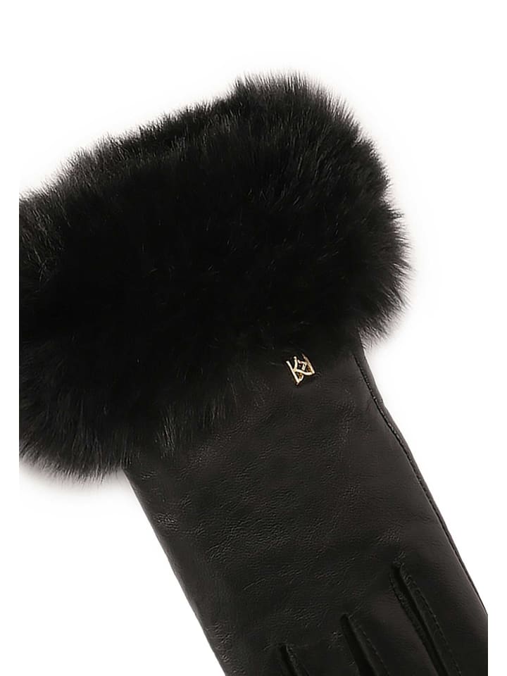 Kazar Handschuhe (Echt-Leder) in Schwarz günstig kaufen