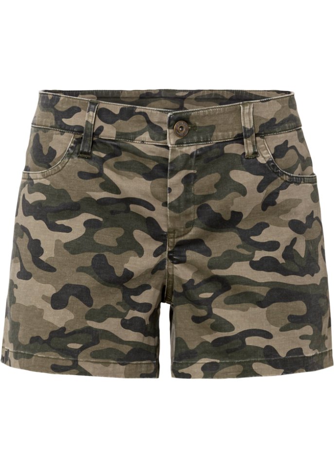 Shorts mit Camouflage-Druck