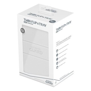 Ultimate Guard Twin Flip`n`Tray 160+ XenoSkin Monocolor - Weiß
