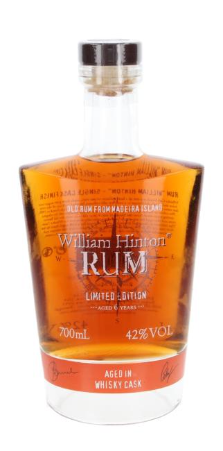 William Hinton Single Whisky Cask Finish Rum 0,7 l·42 % vol
