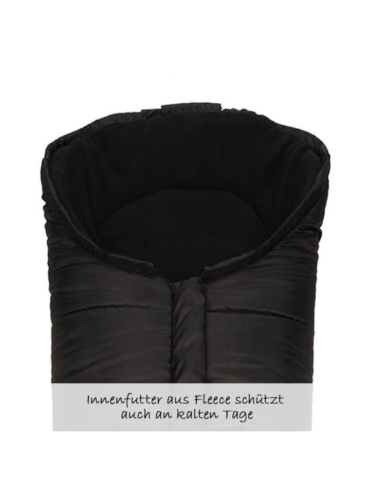Kaiser Thermo-Fleece Fußsack Iglu - Schwarz in schwarz günstig kaufen onesize
