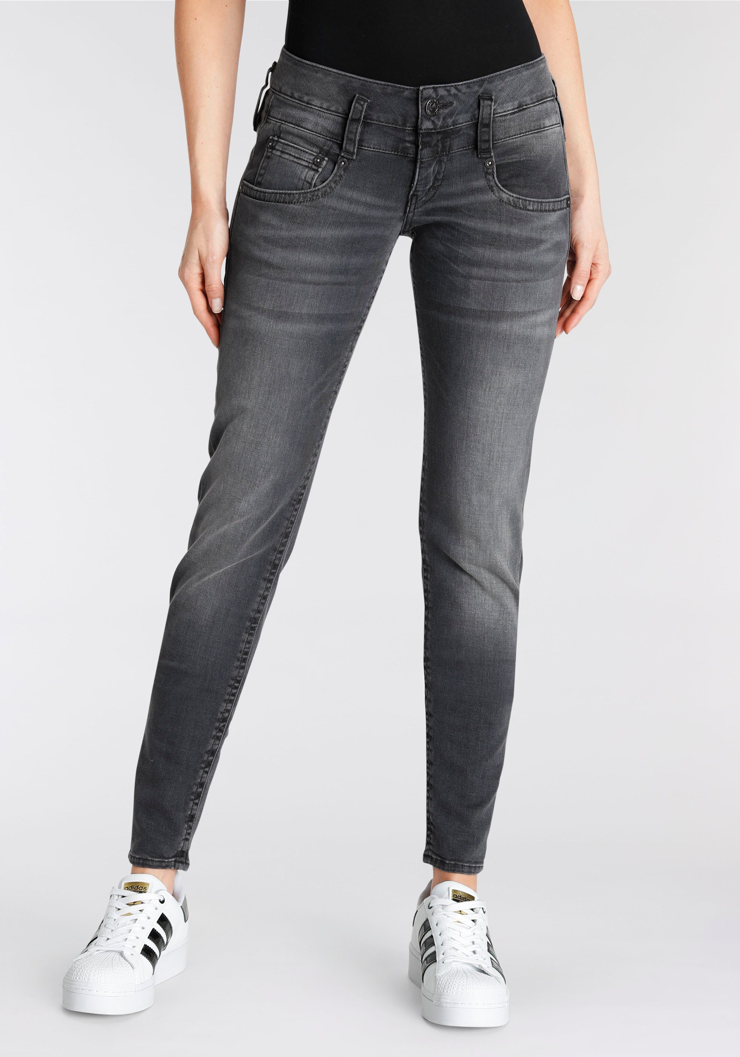 Herrlicher Slim-fit-Jeans Pitch Slim Organic Denim Cashmere extra komfortabel
