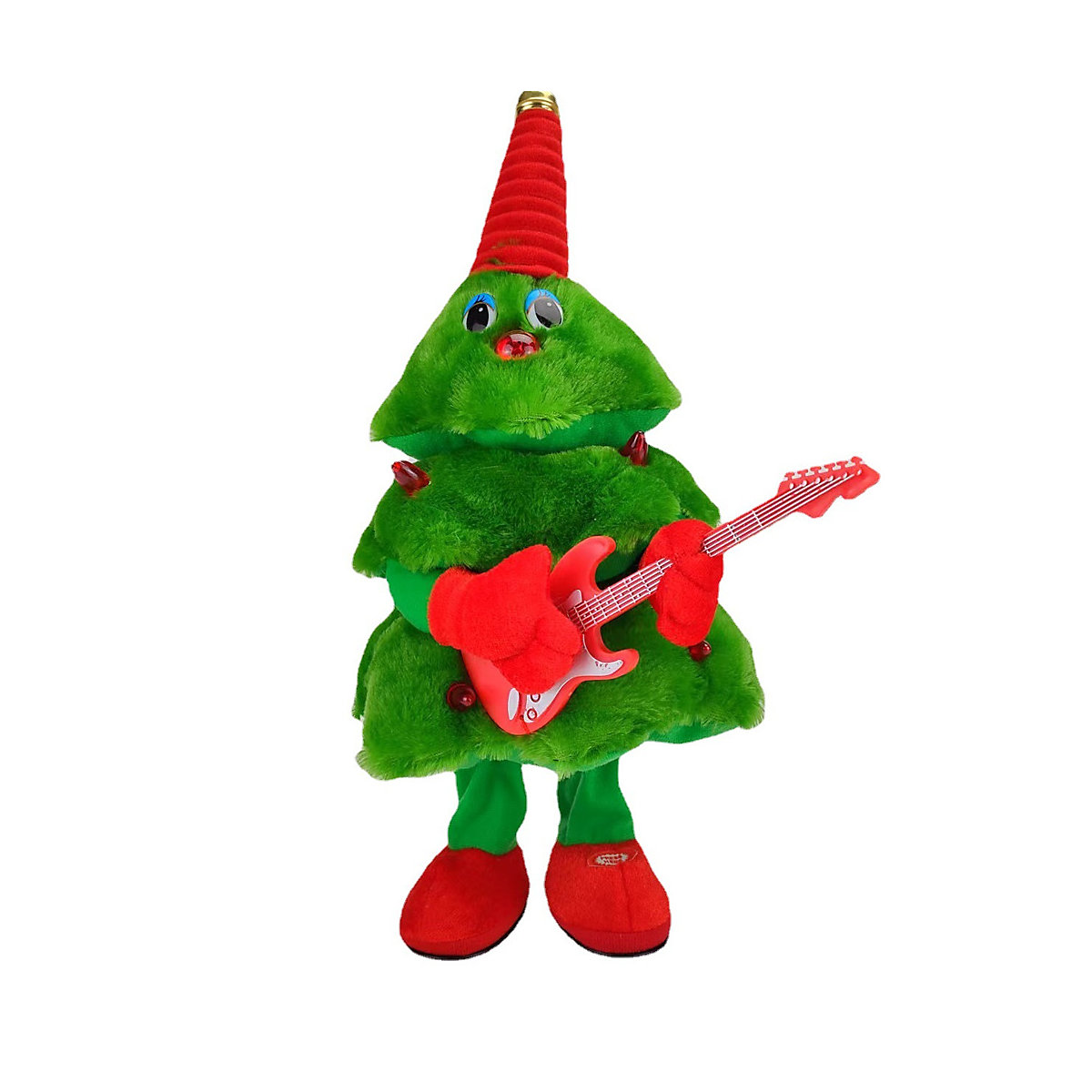 Spielzeug für den Weihnachtsbaum Elektrischer Plüsch Tanzender Weihnachtsbaum Spielzeug