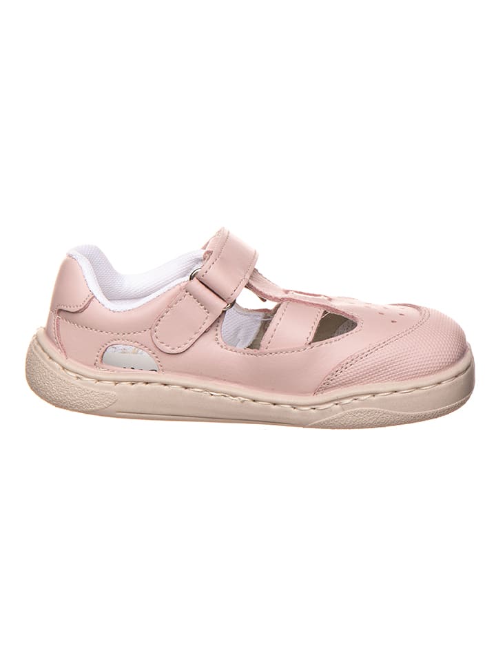 lamino Leder-Barfuß-Halbsandalen in Rosa günstig kaufen 33