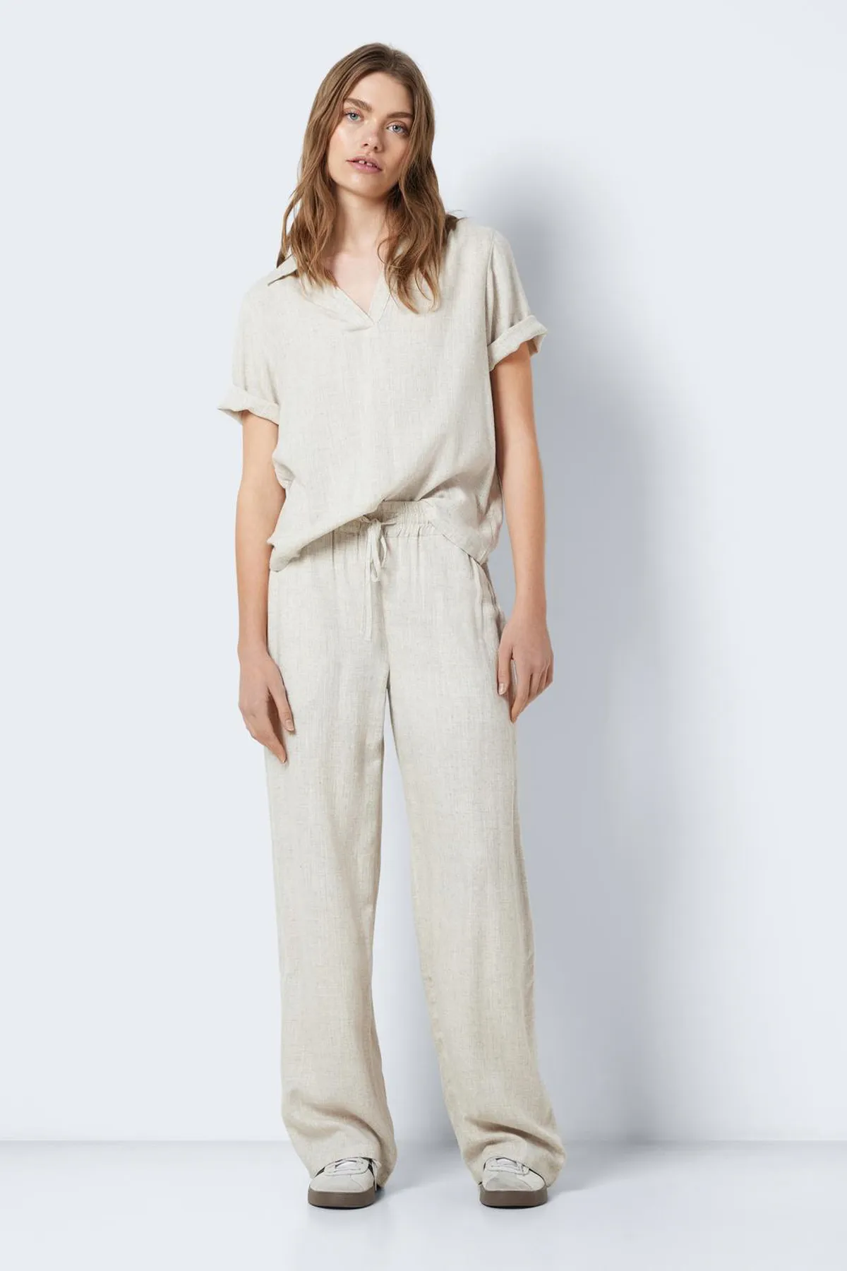 Noisy May  Hose - Beige - Wide Leg