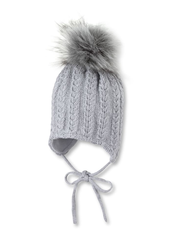 Sterntaler Strickmütze in silber mel. günstig kaufen