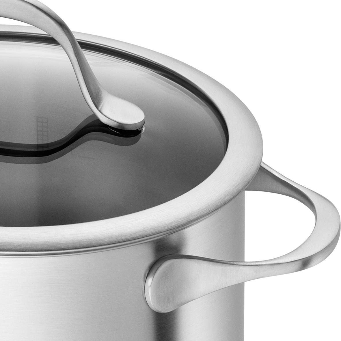 Zwilling Topf-Set Essence, Edelstahl 18/10 (Set, 7-tlg), Induktion