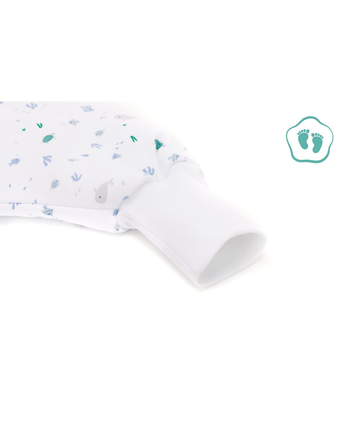 Schlafsack mit Beinen, Ocean weiß
