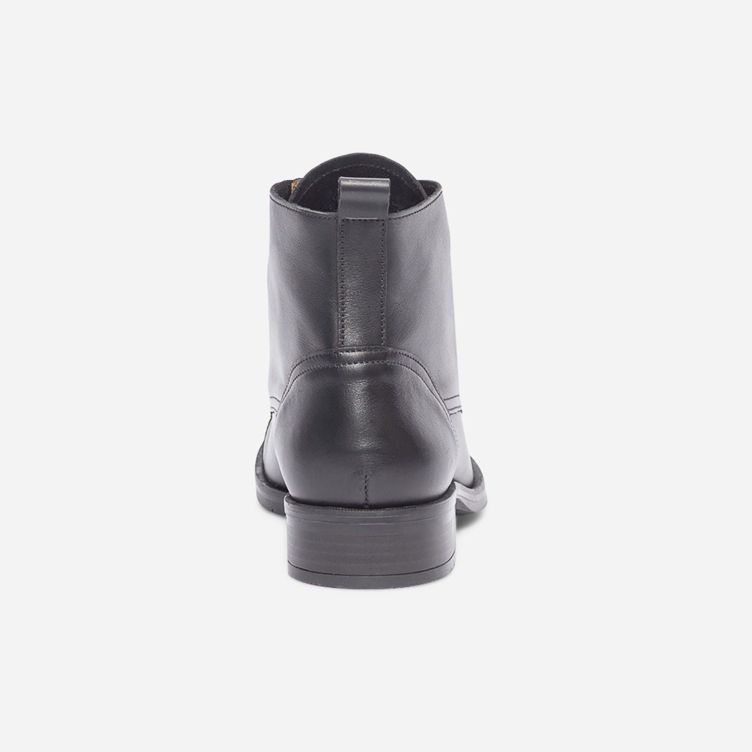 Bottine ERAM FLEX noire en cuir éco-conçu