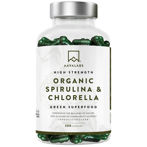 AAVALABS Spirulina & Chlorella Komplex vegan Kaps.  200 St  Kapseln