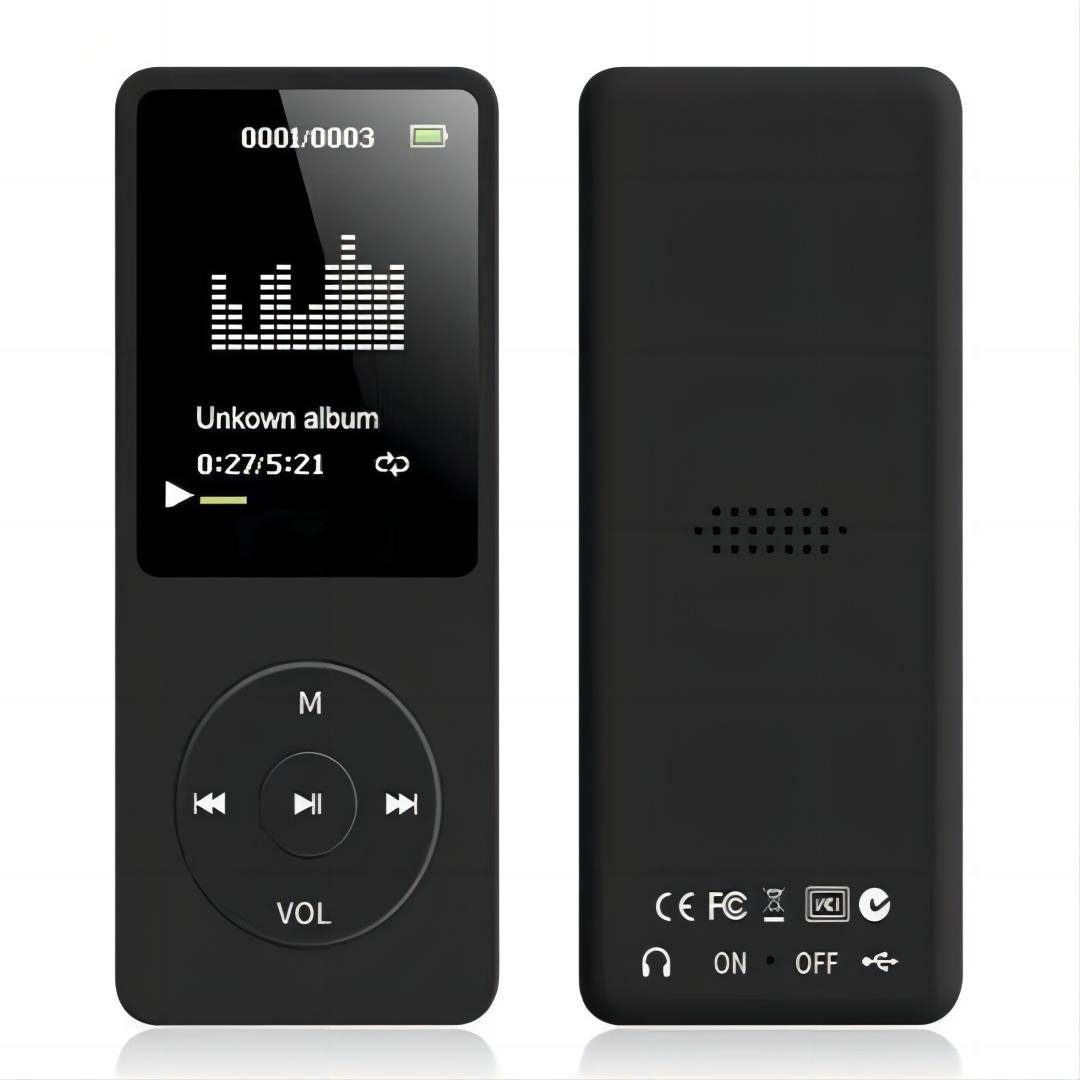 DOPWii MP4-Player 1,8 Zoll Bildschirm 32 GB-Musikplayer mit FM Radio MP3-Player