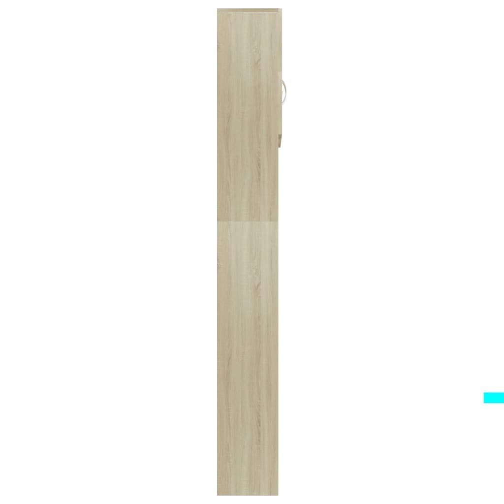 vidaXL Waschmaschinenumbauschrank Waschmaschinenschrank Sonoma-Eiche 64x25,5x190 cm Holzwerkstoff