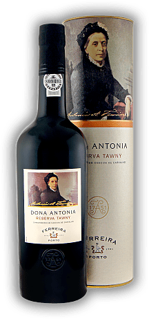 Ferreira Dona Antonia Reserva Tawny Port Ferreira Dona Antonia Reserva Tawny Port Lange im Holzfass gereift. 0,75	 Liter - Vol 20%
