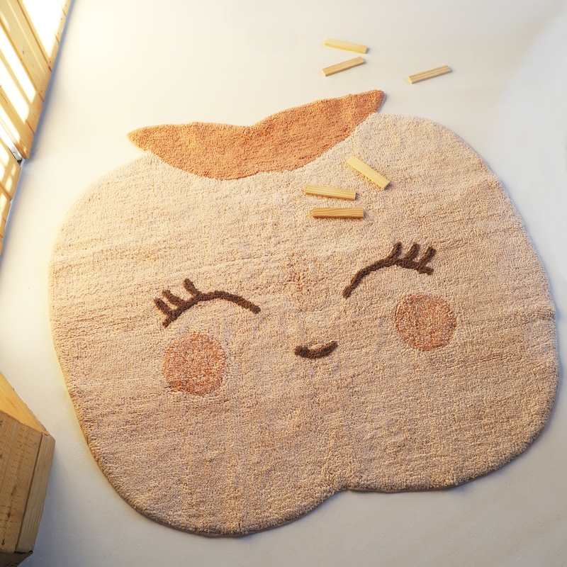 Tapis petite pomme 95x105cm CANDY APPLE
