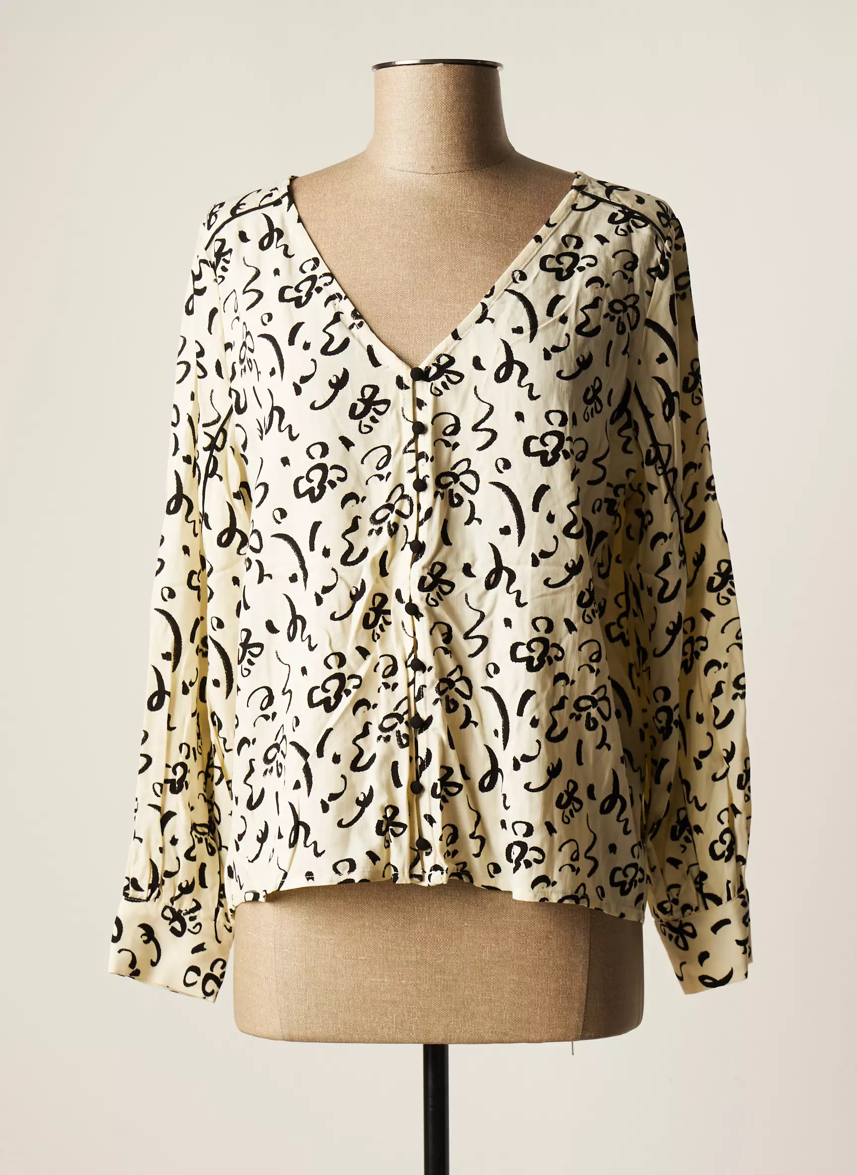 Vila Chemisiers Femme couleur beige