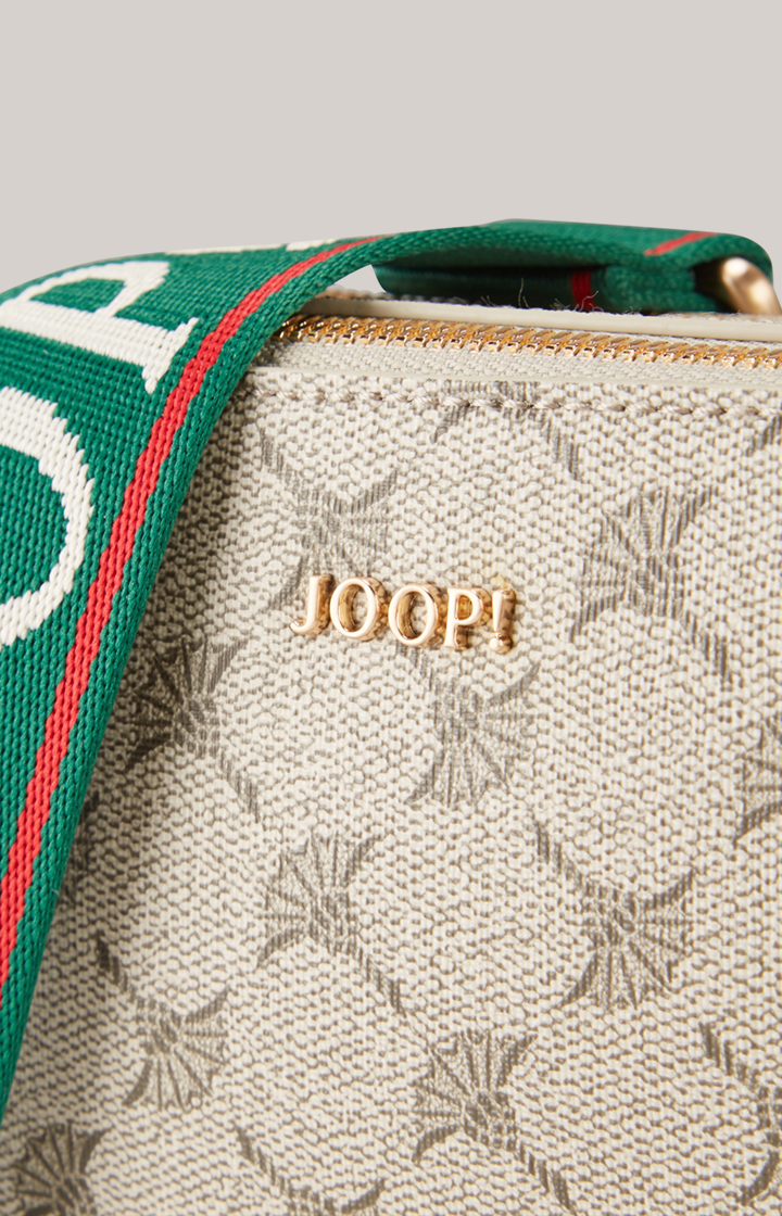 Schultertasche Mazzolino Diletta Susan in Beige/Grün