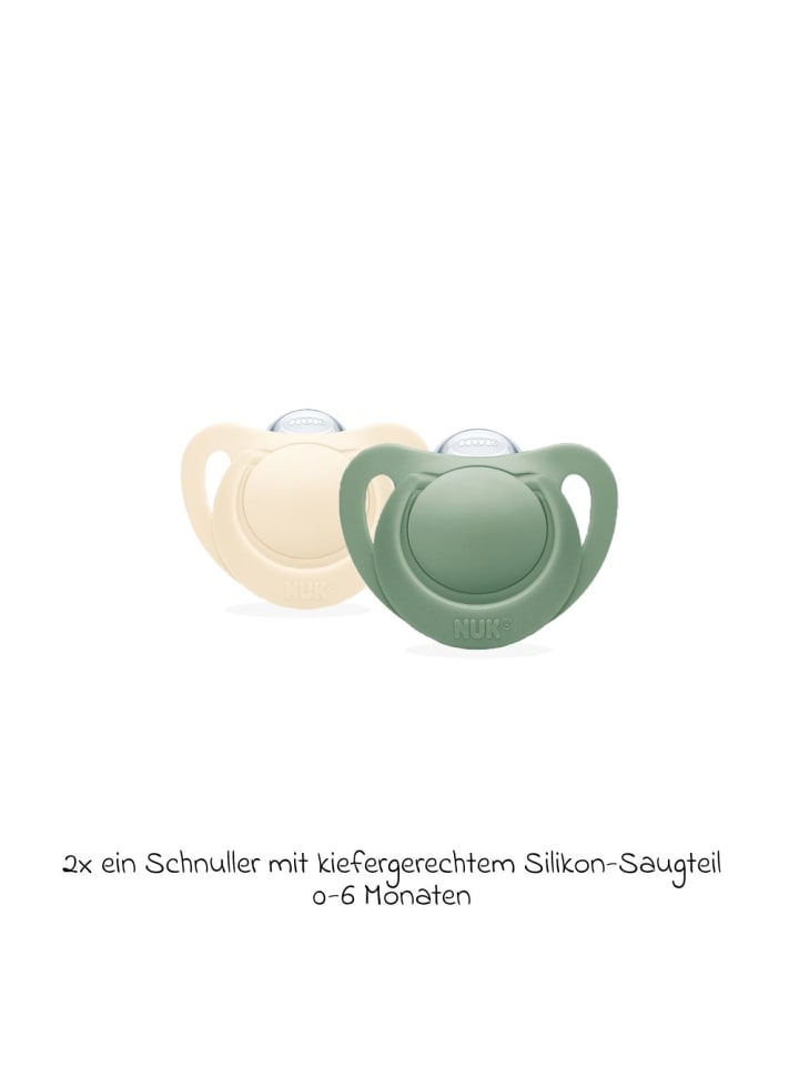 NUK 6-tlg. Perfect-Start-Set for Nature - 4x PP-Flasche in gruen,beige,motiv günstig kaufen onesize