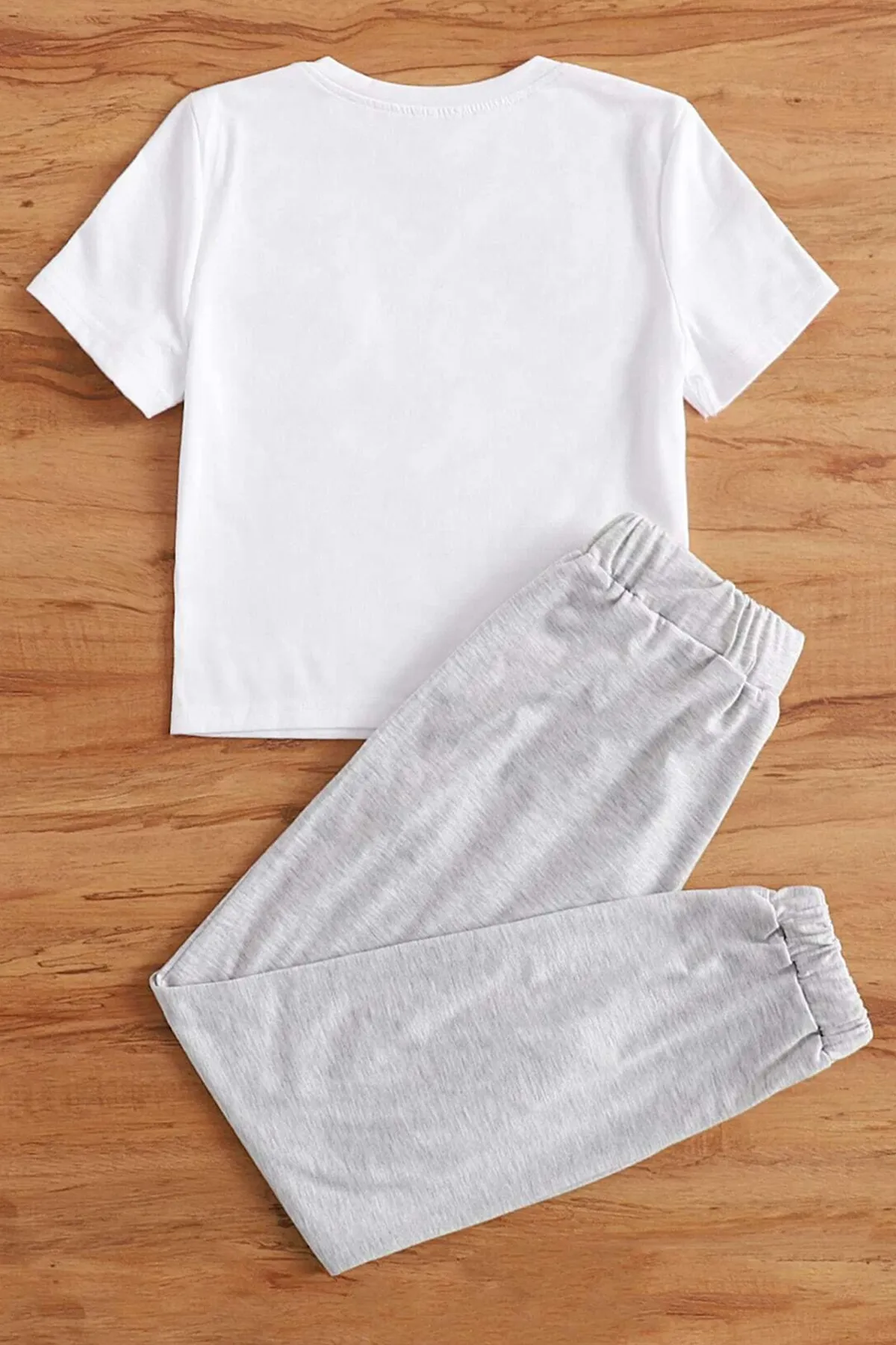 uyguntarz  Sport-Sweatsuit Set - Weiß - Regular Fit