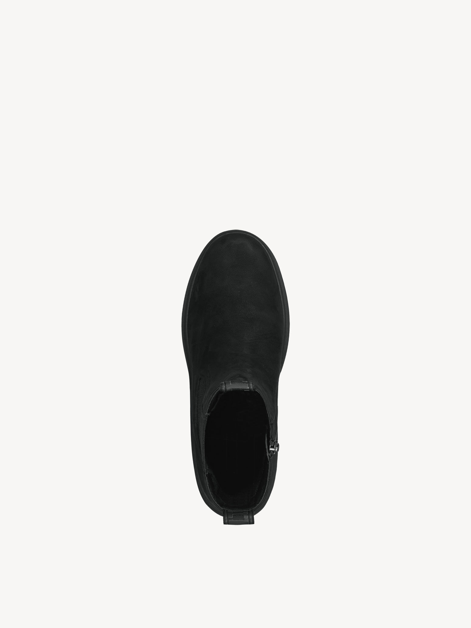 Bottine Chelsea en cuir - noir