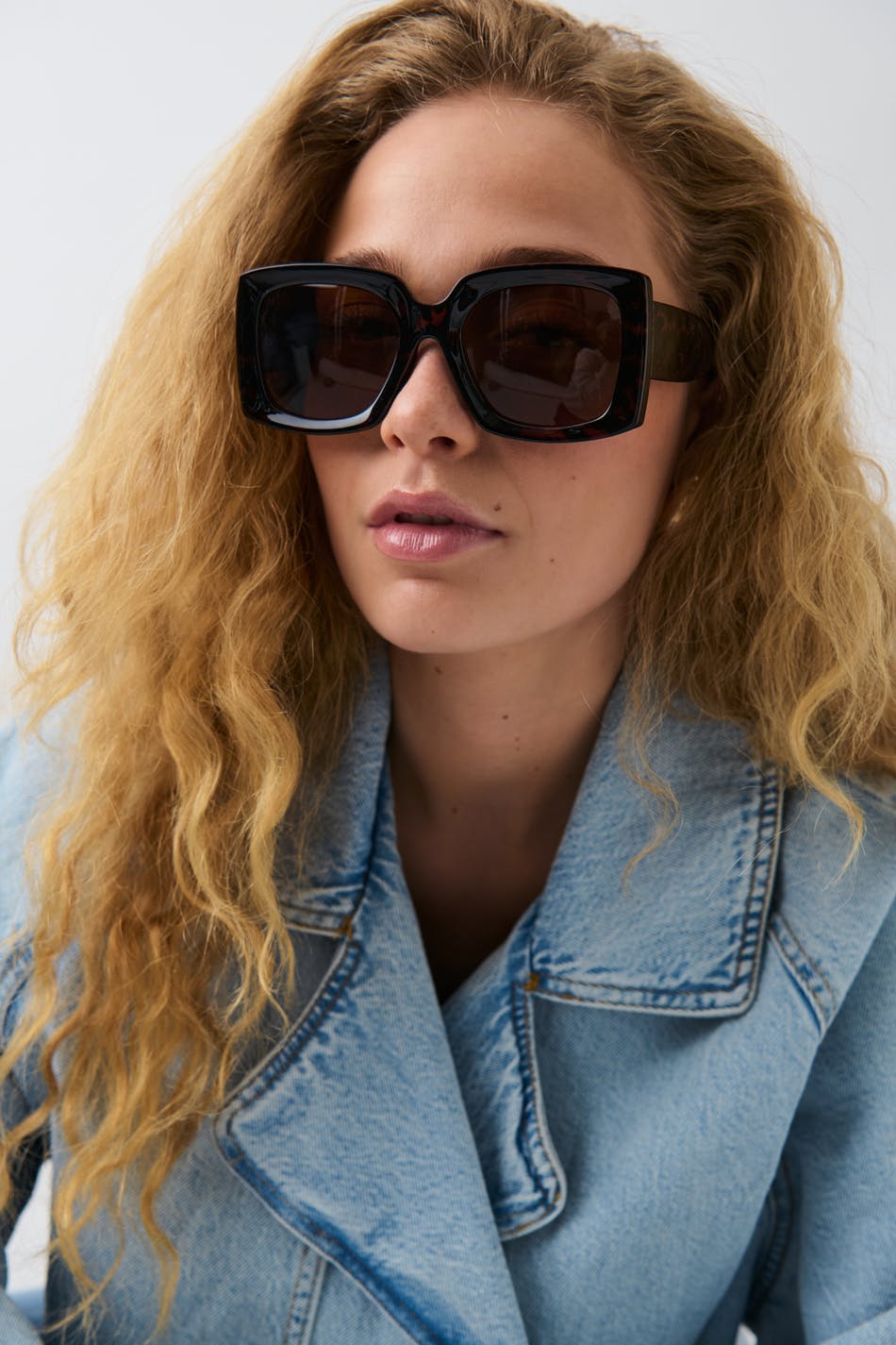 Large square sunglasses
