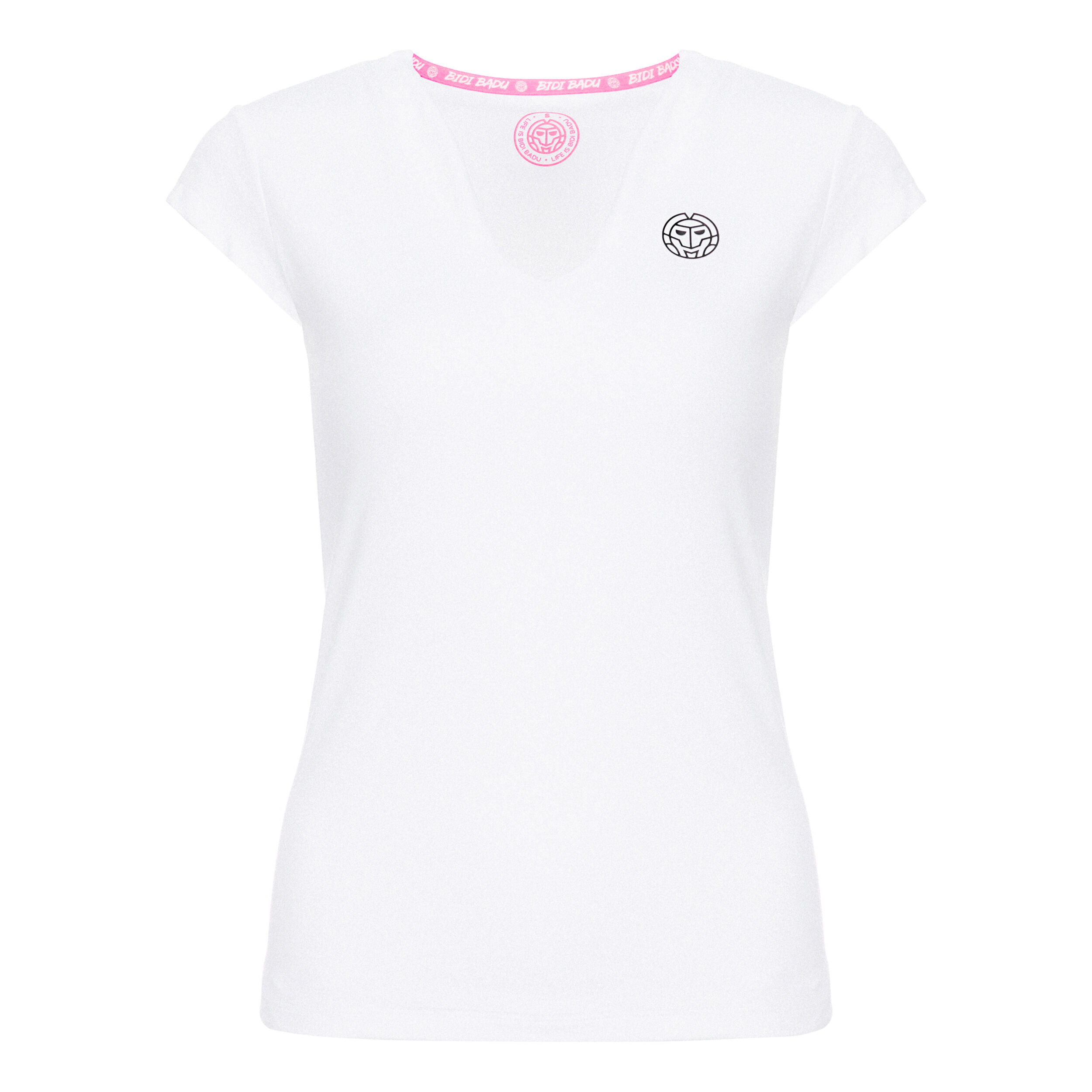 Bella 2.0 Tech V-Neck T-Shirt Damen - Weiß, Schwarz