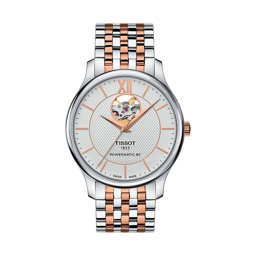 Tissot Unisexuhr Tradition Powermatic 80 Open Heart