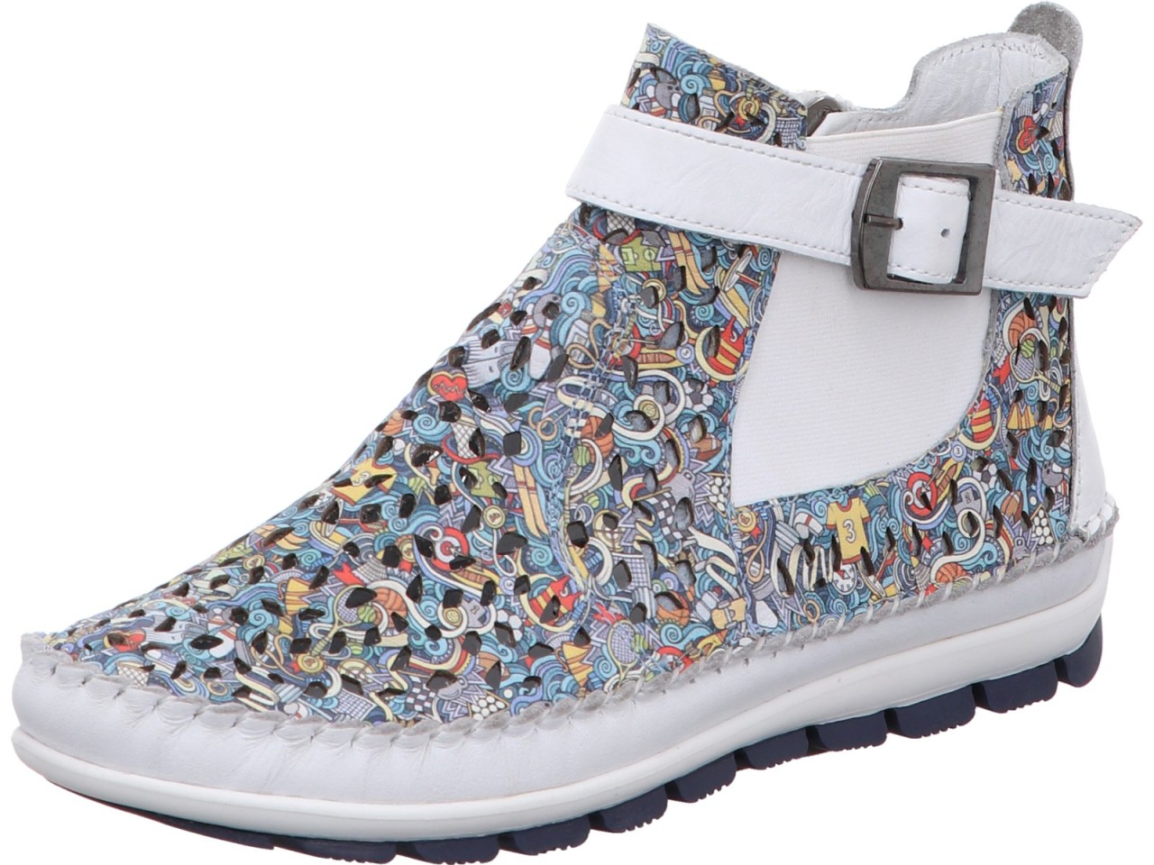 GEMINI Stiefeletten weiss