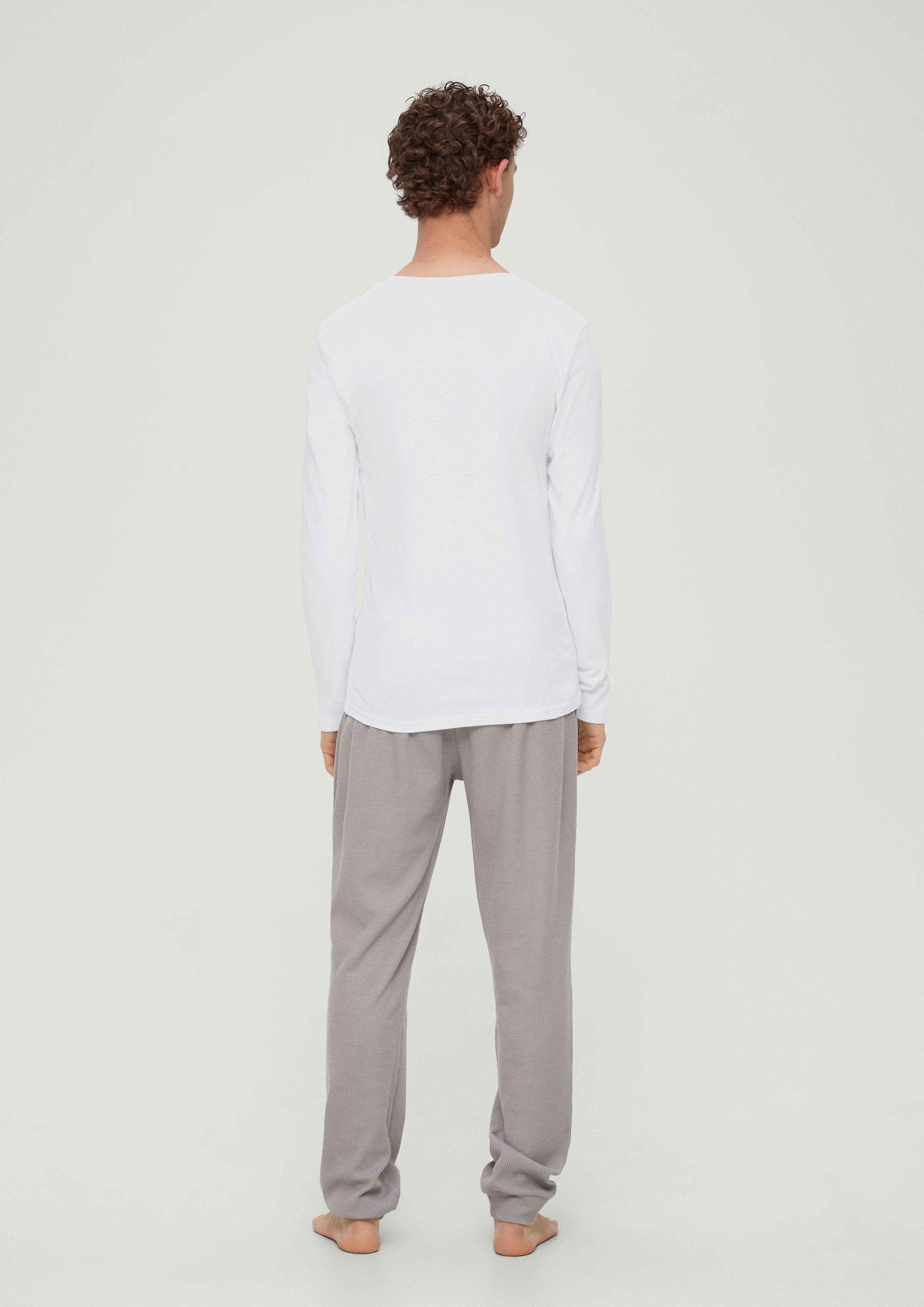 Pyjama-Shirt aus Baumwolle  6008415-0100
