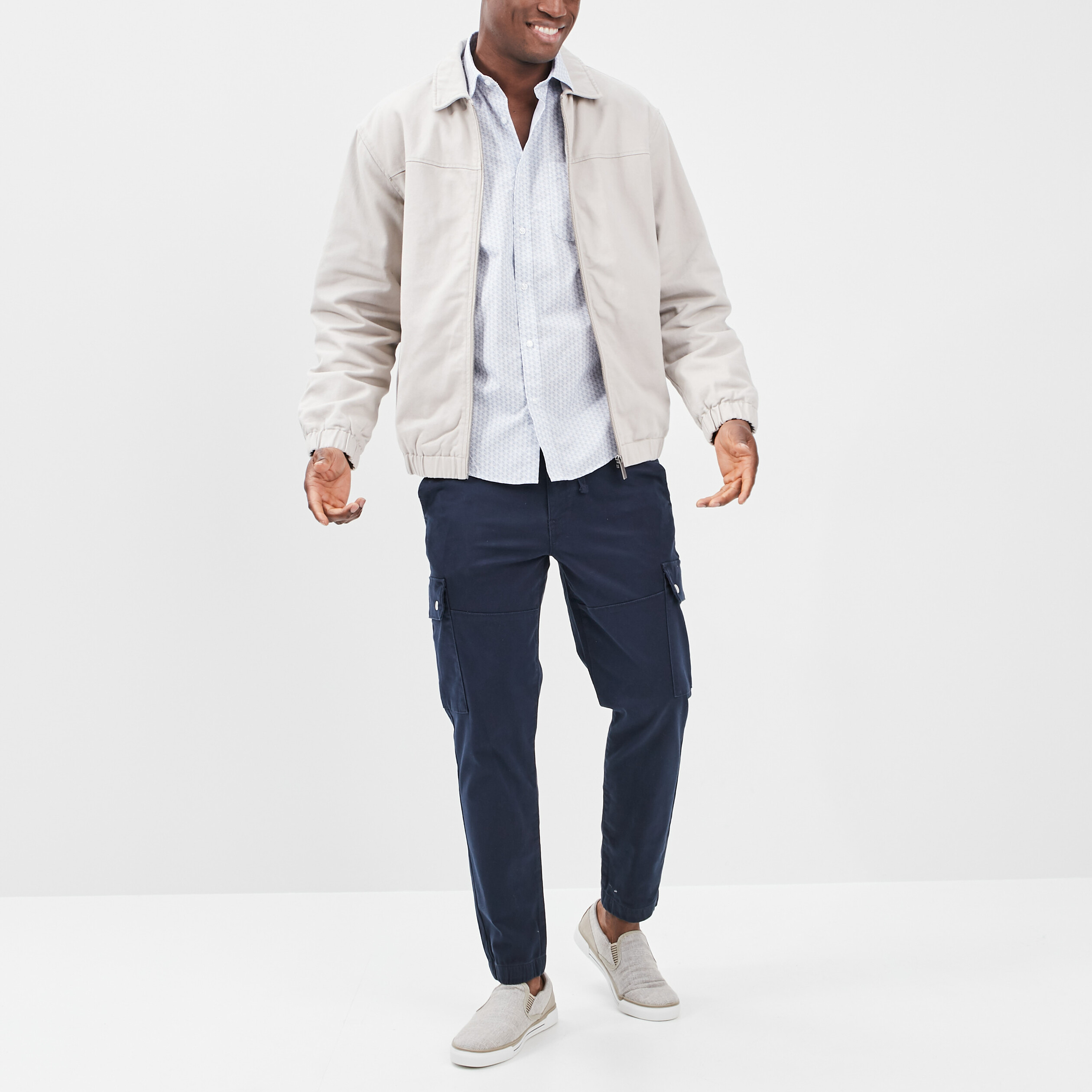 Veste droite sable homme | La Halle