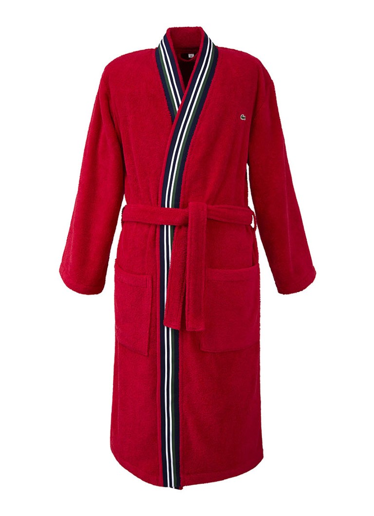 Lacoste Club bathrobe made of organic cotton